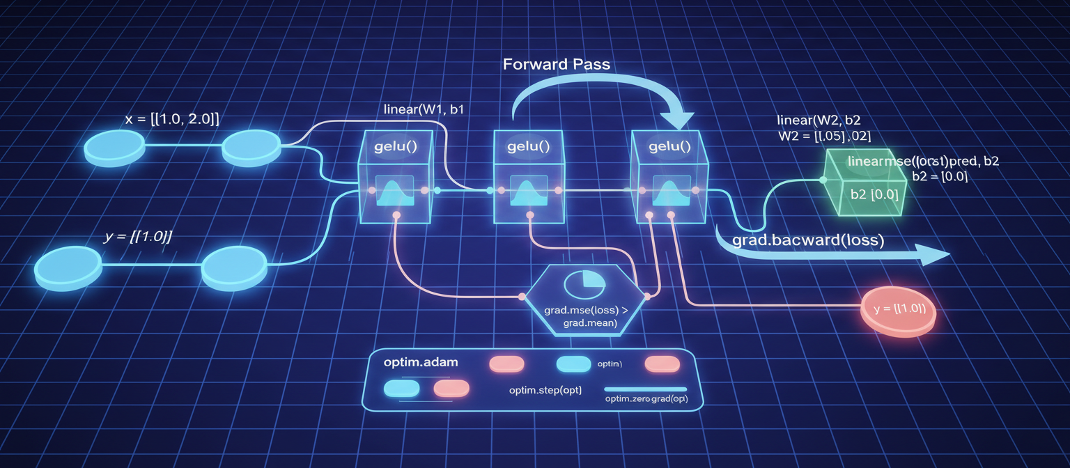 Training a Neural Network in NSL